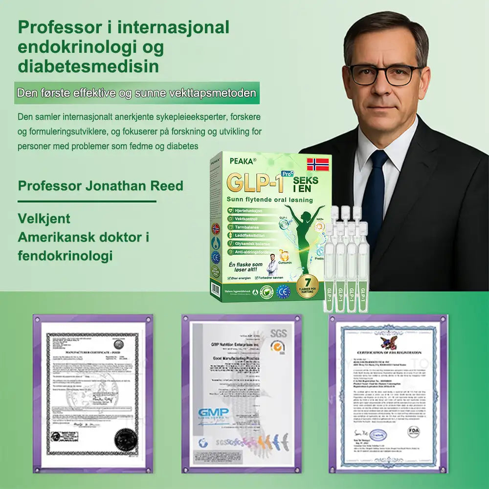 | Offisiell Butikk🏥 | 🇳🇴𝐏𝐄𝐀𝐊𝐀® 𝐺𝐿𝑃-𝟏 𝑺𝒊𝒙-𝒊𝒏-𝑶𝒏𝒆 𝑯𝒆𝒂𝒍𝒕𝒉 𝑺𝒐𝒍𝒖𝒕𝒊𝒐𝒏 𝑶𝒓𝒂𝒍 𝑳𝒊𝒒𝒖𝒊𝒅 (𝐁𝐚𝐫𝐞 𝐞́𝐧 𝐠𝐚𝐧𝐠 𝐨𝐦 𝐝𝐚𝐠𝐞𝐧, 𝐬𝐲𝐧𝐥𝐢𝐠𝐞 𝐟𝐨𝐫𝐚𝐧𝐝𝐫𝐢𝐧𝐠𝐞𝐫 𝐩𝐚̊ 𝟕 𝐝𝐚𝐠𝐞𝐫） ✅ For fedme, hjerte- og karsykdommer, diabetes, søvnapné, tarmhelse, leddproblemer og mer 💯