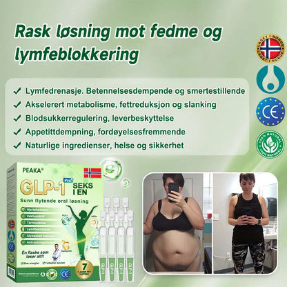 | Offisiell Butikk🏥 | 🇳🇴𝐏𝐄𝐀𝐊𝐀® 𝐺𝐿𝑃-𝟏 𝑺𝒊𝒙-𝒊𝒏-𝑶𝒏𝒆 𝑯𝒆𝒂𝒍𝒕𝒉 𝑺𝒐𝒍𝒖𝒕𝒊𝒐𝒏 𝑶𝒓𝒂𝒍 𝑳𝒊𝒒𝒖𝒊𝒅 (𝐁𝐚𝐫𝐞 𝐞́𝐧 𝐠𝐚𝐧𝐠 𝐨𝐦 𝐝𝐚𝐠𝐞𝐧, 𝐬𝐲𝐧𝐥𝐢𝐠𝐞 𝐟𝐨𝐫𝐚𝐧𝐝𝐫𝐢𝐧𝐠𝐞𝐫 𝐩𝐚̊ 𝟕 𝐝𝐚𝐠𝐞𝐫） ✅ For fedme, hjerte- og karsykdommer, diabetes, søvnapné, tarmhelse, leddproblemer og mer 💯