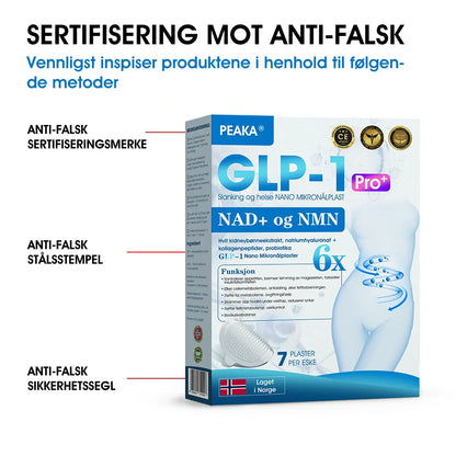 𝐏𝐄𝐀𝐊𝐀® 𝐆𝐋𝐏-𝟏 & 𝐍𝐀𝐃+ 𝐒𝐥𝐚𝐧𝐤𝐞𝐧𝐝𝐞 𝐨𝐠 𝐡𝐞𝐥𝐬𝐞𝐛𝐫𝐢𝐧𝐠𝐞𝐧𝐝𝐞 𝐍𝐀𝐍𝐎 𝐌𝐈𝐊𝐑𝐎𝐍𝐀̊𝐋𝐏𝐋𝐀𝐒𝐓𝐄𝐑 (Ingen smerte. 24/7 virkning | 𝐆𝐚̊ 𝐫𝐚𝐬𝐤𝐭 𝐧𝐞𝐝 𝟏𝟎 𝐤𝐠 | 90 % reduksjon i sukker | )👨‍⚕️